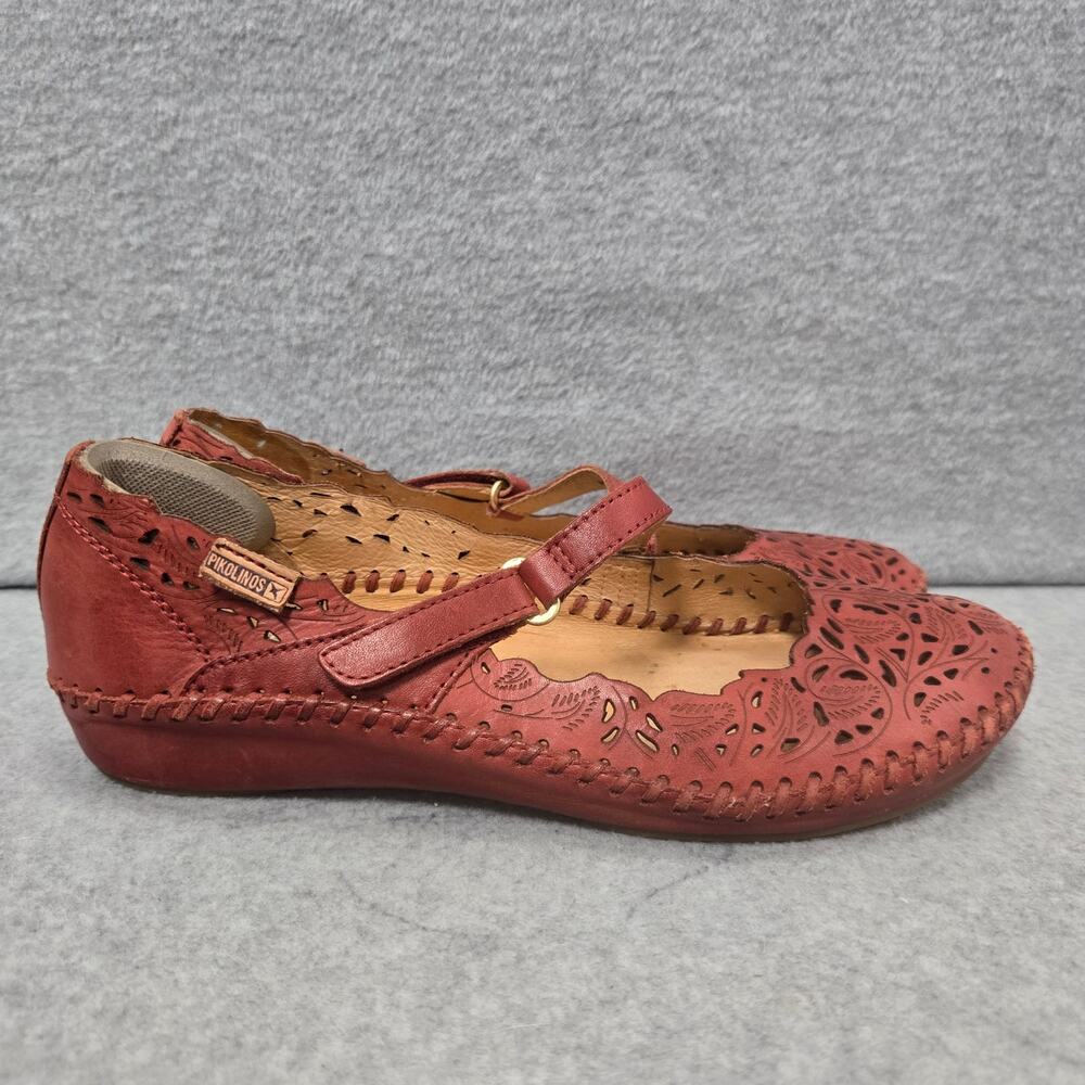 Pikolinos Puerto Vallarta Flat Mary Janes Size 39